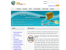 Tablet Screenshot of denvpn.com